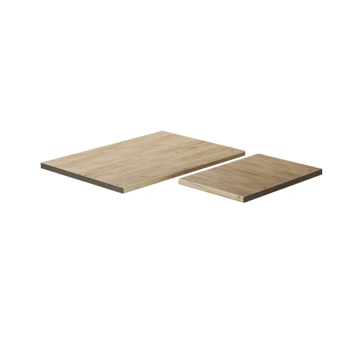 Vicco Plan de travail cuisine Chêne de force doré 114cm (convient pour armoire dangle 87x87)