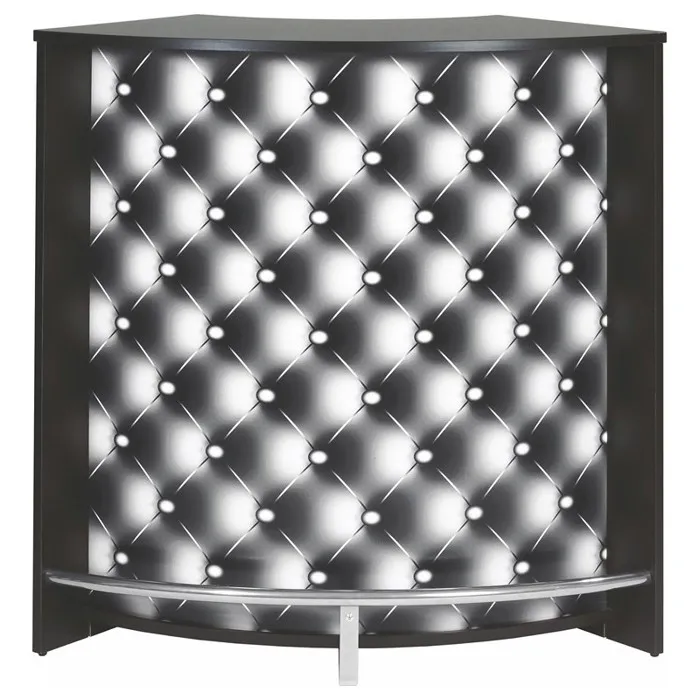 Meuble Comptoir Bar Beaux Meubles Pas Chers Capit 106,9 X 104,8 X 53,3 Cm Noir Panneaux Particules