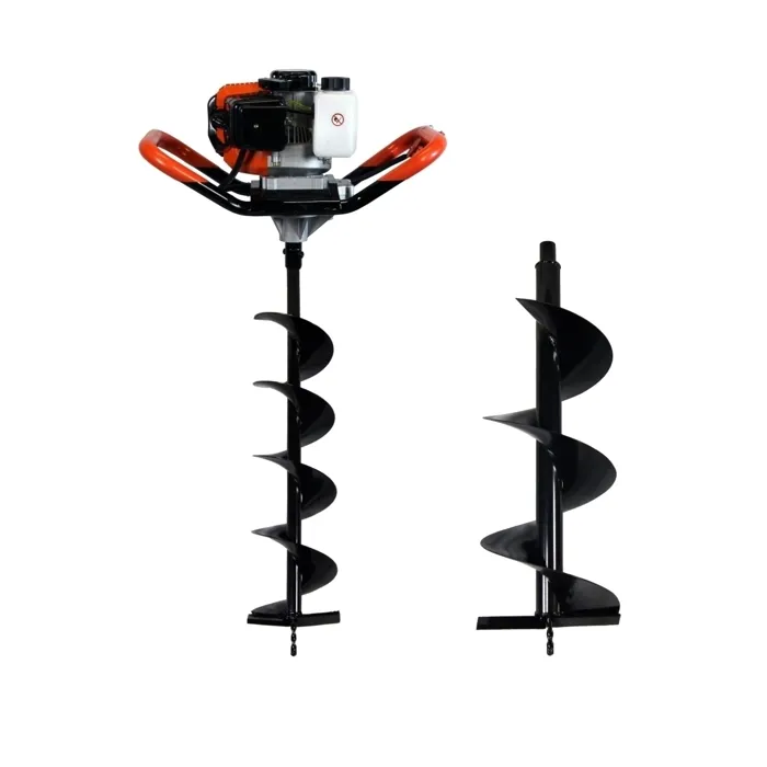 Tarière Thermique 52 Cm3 + Mèches 150 Et 250 Mm