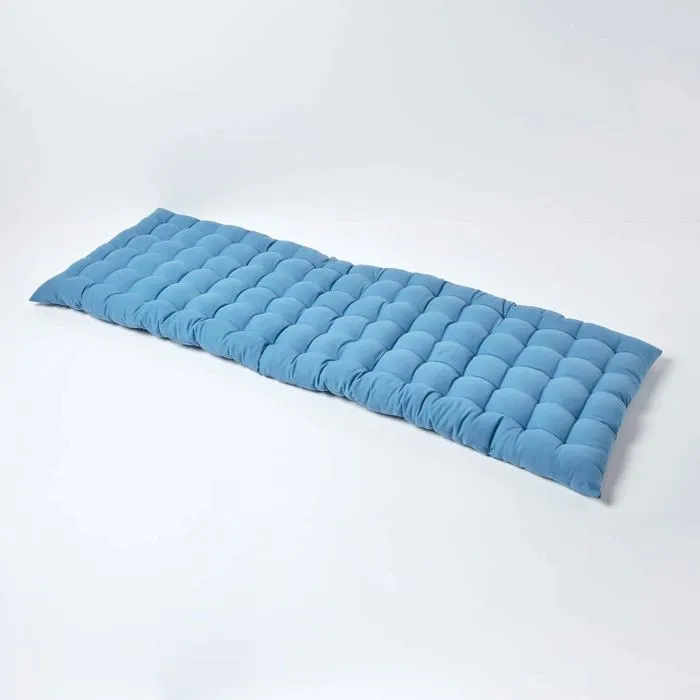 Coussin Pour Banc De Jardin 3 Places Bleu Foncé - Homescapes