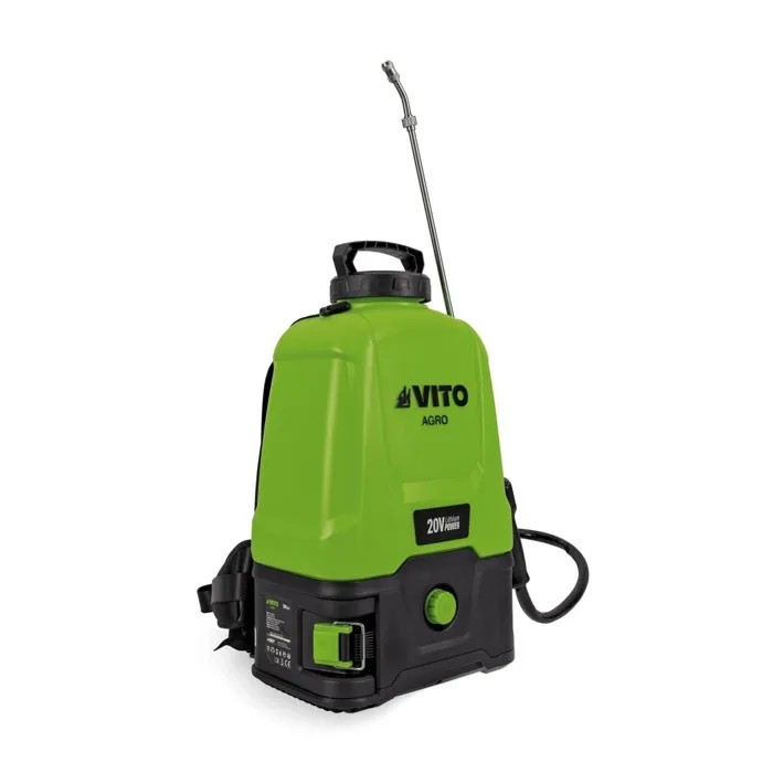 Pulvérisateur à Batterie 20V -16L 5bar Vendu Sans Batterie Ni Chargeur Végetaux jardin toitures VITO