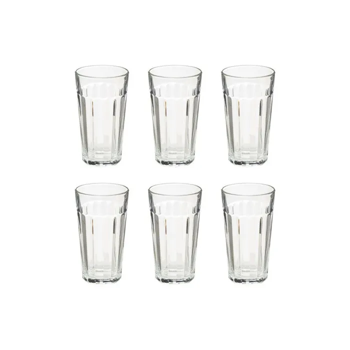 Lot De 6 Gobelets Haut "lorenz''eau" 35 Cl En Verre - Sg Secret De Gourmet