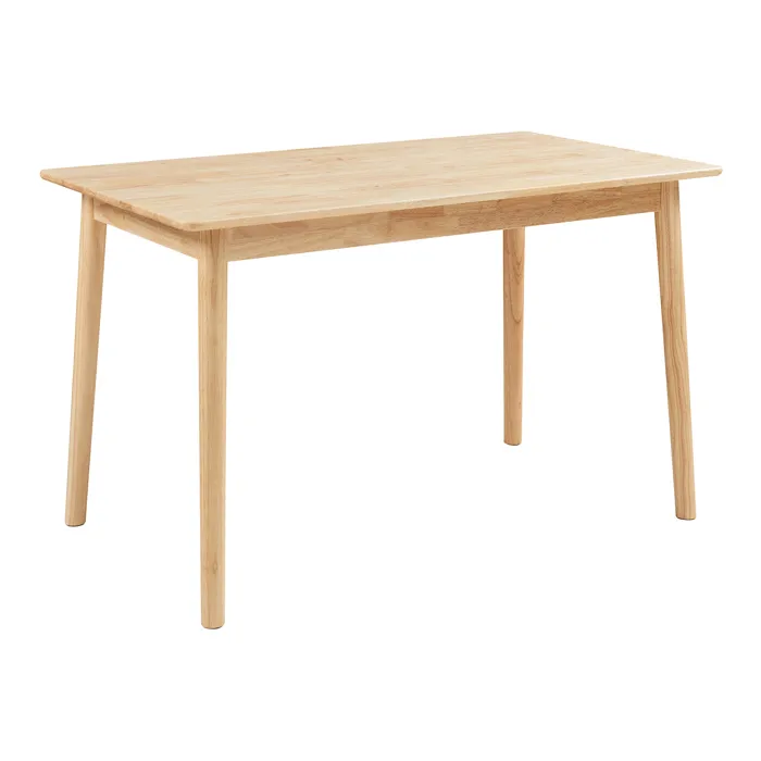 Table à manger Klijori pour 4 personnes 120 x 70 x 74 cm naturel en.casa