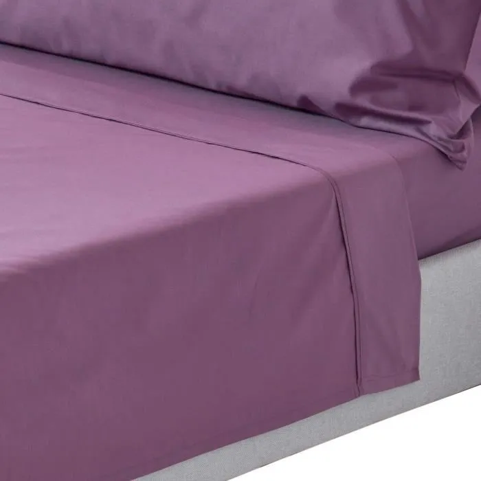 Drap Plat 230x255cm Raisin Coton Égyptien 200tc Homescapes