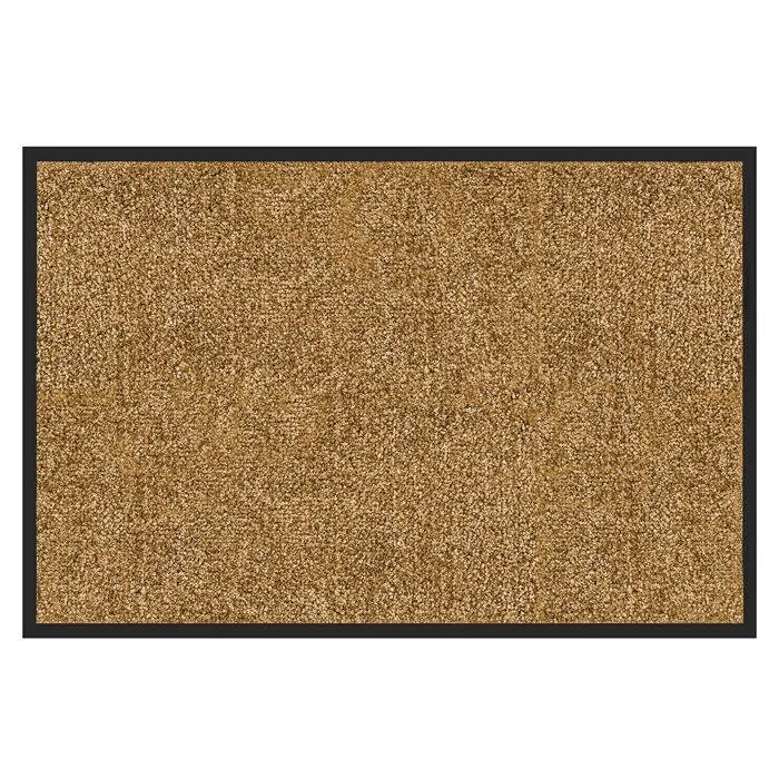 Karat - Tapis De Porte Paillasson D'Entrée Rhine Beige 120 X 180 Cm - Fibres Polyamide Robustes - Antidérapant Vinyle - Lavable À 30°c