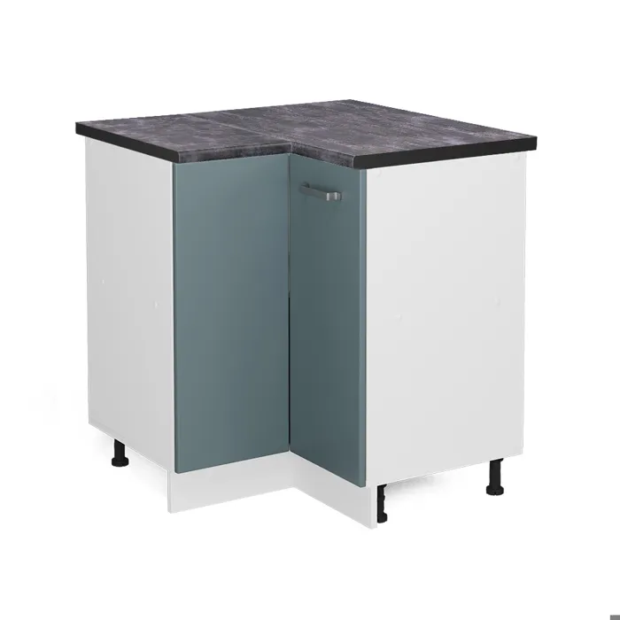 Vicco Meuble dangle Bleu-gris/Blanc 75.6cm plan de travail Anthracite