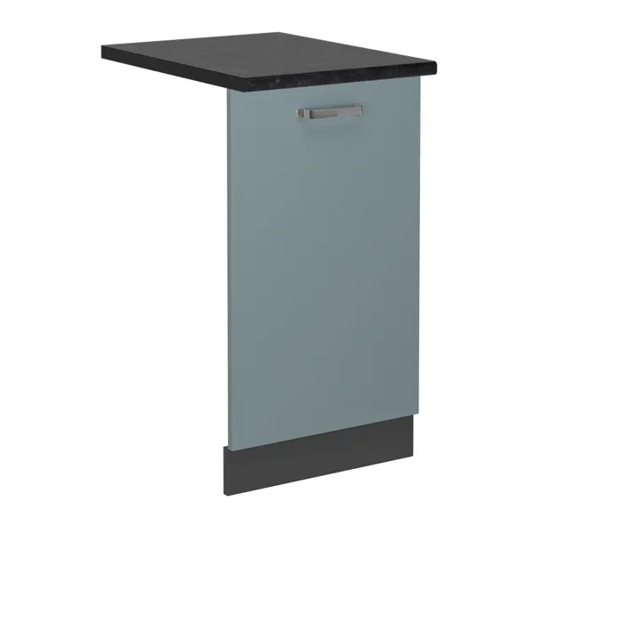 Vicco Panneau de lave-vaisselle Bleu-gris 45cm, PT Anthracite