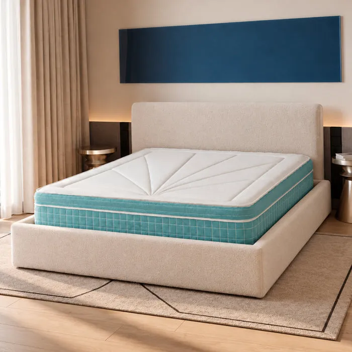 Matelas luxe hybride mémoire de forme 140x200 épais 30cm