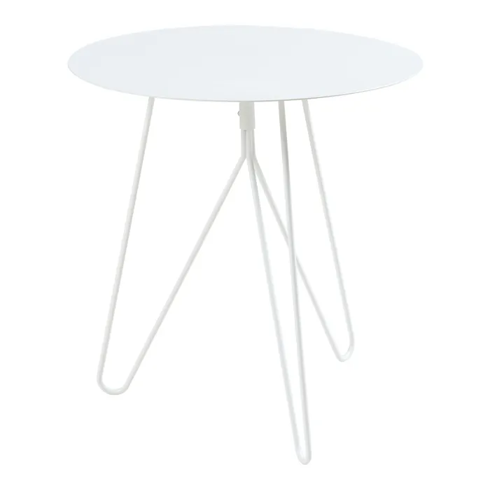 Table d'appoint Nopimi 45 x 43 cm blanc en.casa