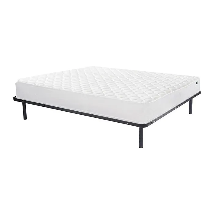 Ensemble 140 x 190 cm cadre à lattes + matelas mémoire de forme ép.15cm - PELOPS de YSMÉE