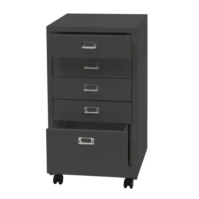 Caisson À Tiroirs Meuble De Bureau 75 X 40 X 41 Cm 5 Tiroirs 04_0008270