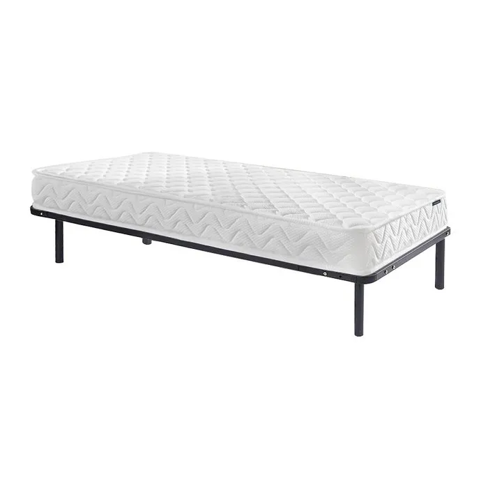 Ensemble 90 X 190 Cm Cadre À Lattes + Matelas Mémoire De Forme Ép.15cm - Pelops De Dreamea
