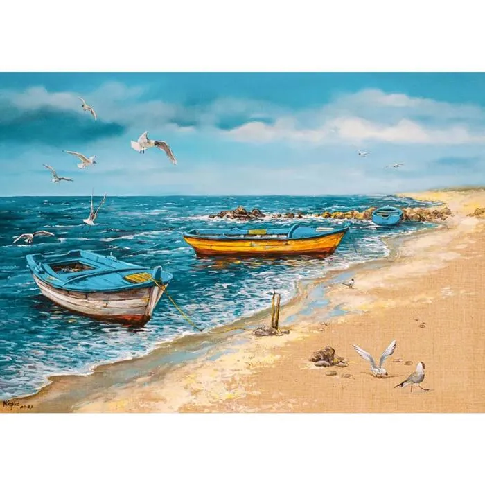 Castorland Puzzle - Art Collection Matin Au Bord De La Mer 500 Pièces