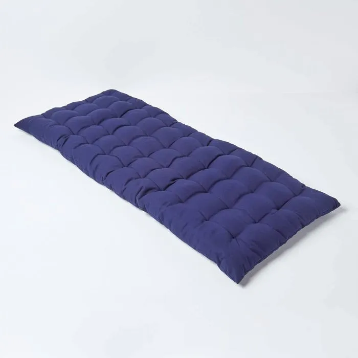 Coussin Pour Banc De Jardin 2 Places Bleu Marine - Homescapes