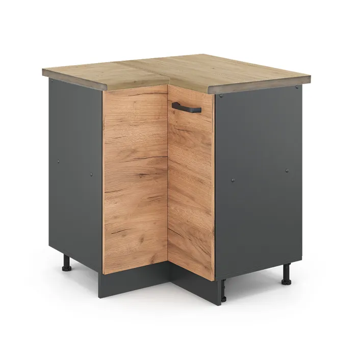 Vicco Meuble dangle Chêne doré/Anthracite 75.6cm plan de travail Chêne doré