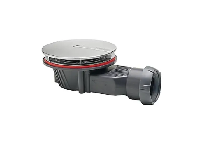 Bonde de douche Wirquin SLIM + ø40 mm dôme métal