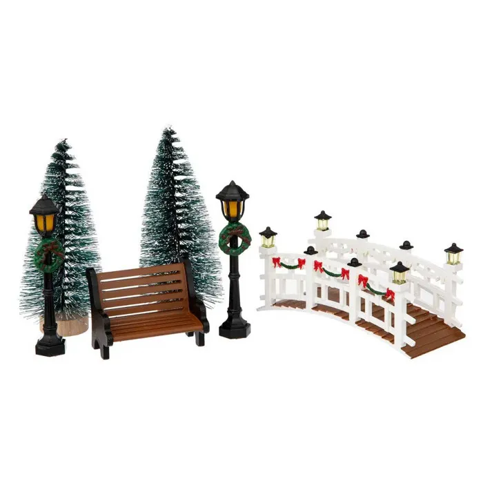 Lot De 6 Accessoires Déco Pour Village - Feeric Lights & Christmas
