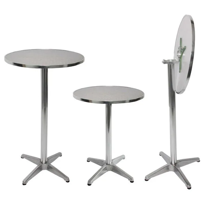 Table Haute Bar Bistrot Jardin Balcon Hauteur Réglable Tab04006
