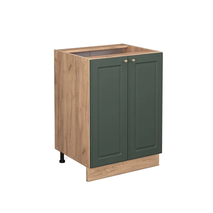 Vicco Meuble bas de cuisine Vert Or Campagne 60cm sans PT