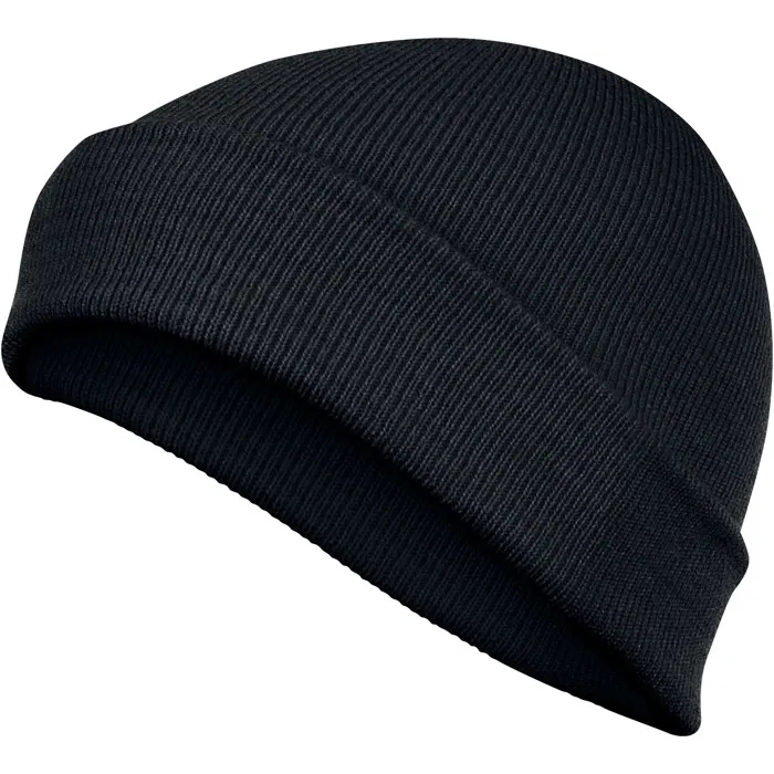 Bonnet JURA DELTA PLUS noir tricot double taille unique