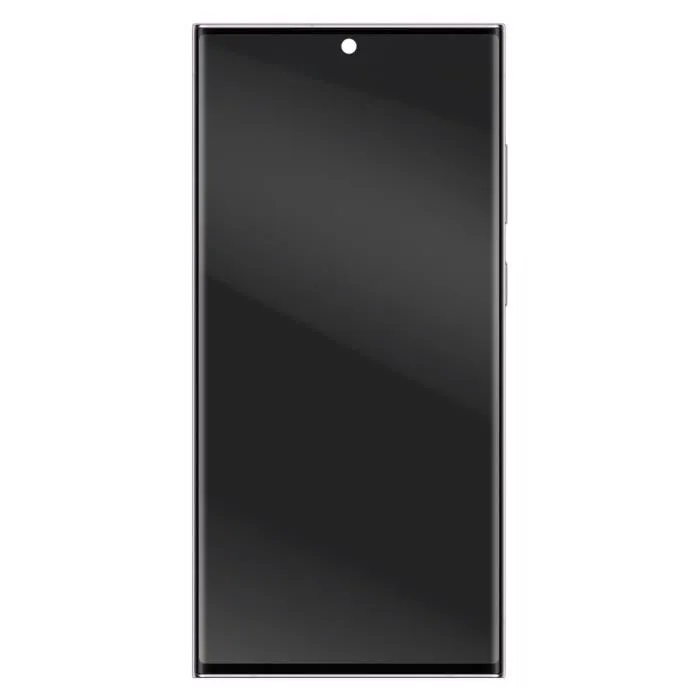 Écran Soft Oled Pour Samsung S23 Ultra Avec Vitre Tactile Et Châssis Violet
