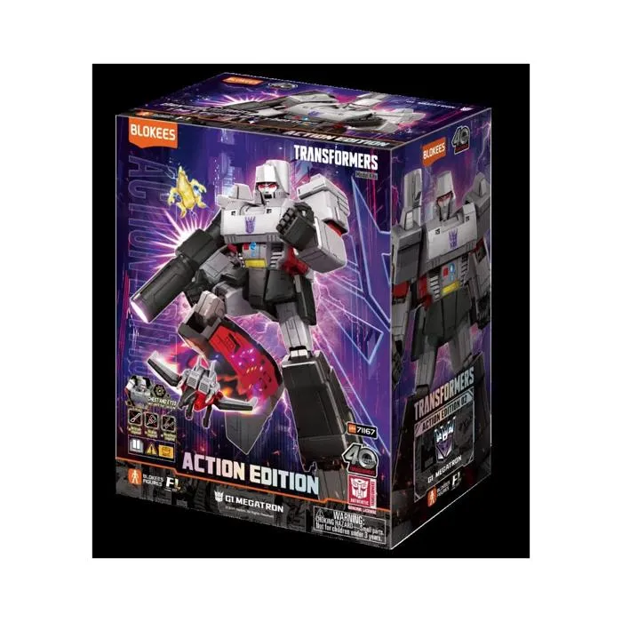 Maquette Blokees Transformers Action Edition 02 Megatron Light Up