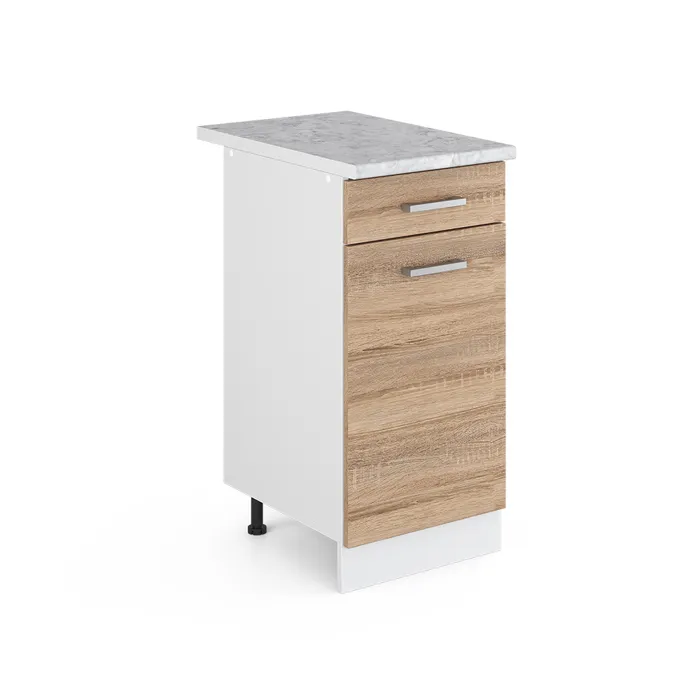 Vicco Meuble cuisine Sonoma 40cm, PT Marbre