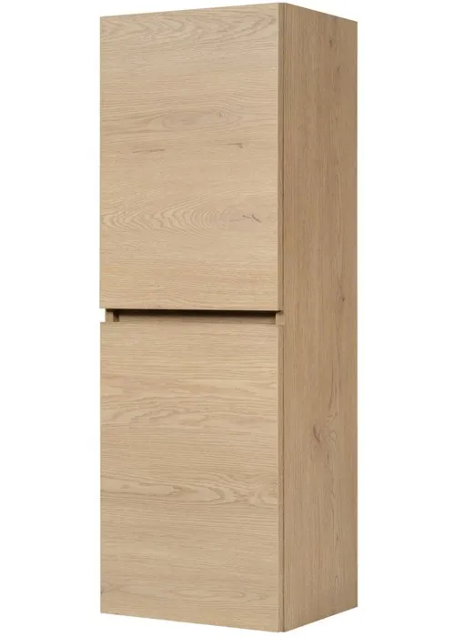 Colonne suspendue de salle de bain SIMPLE chêne clair 35 x 136 cm