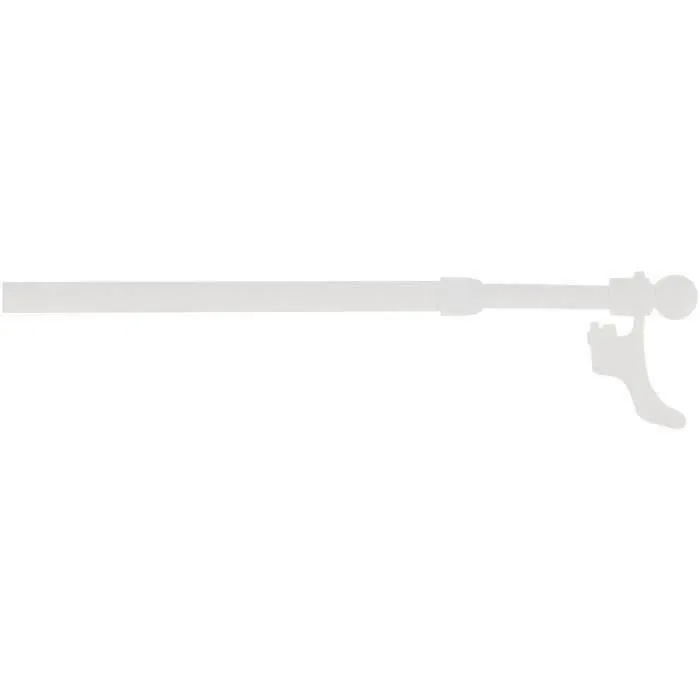 Tringle Néorido Plus D9 25/40cm Boule Blanc Mat - Mobois