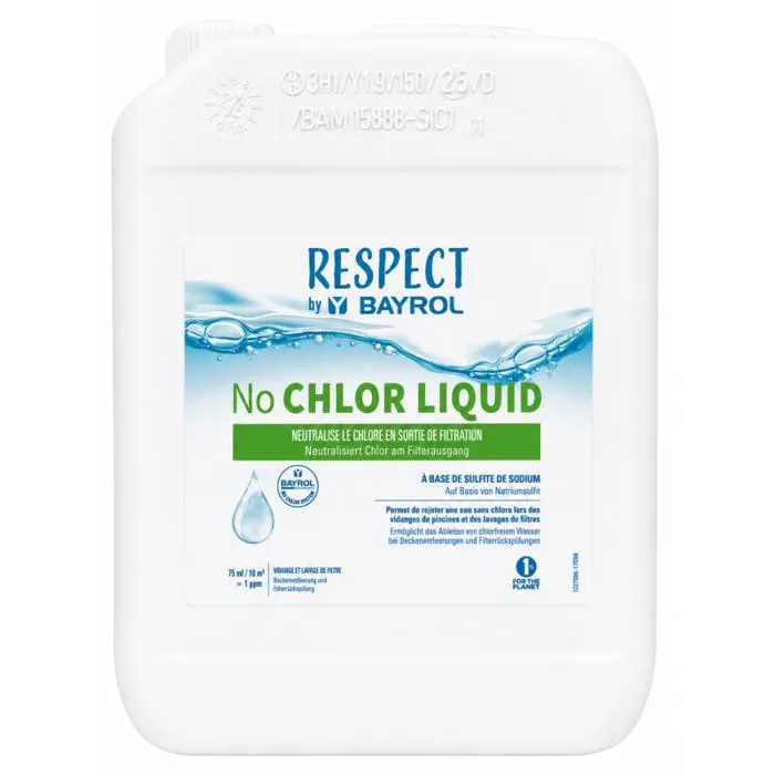 Neutralisant Chlore Liquide 5litres