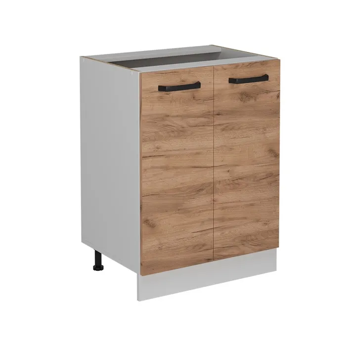 Vicco Meuble bas de cuisine Chêne de force doré 60cm sans PT