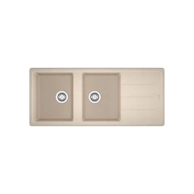 Évier FRANKE Boston BFG 621 2 bols fragranite avoine 1160x500 mm