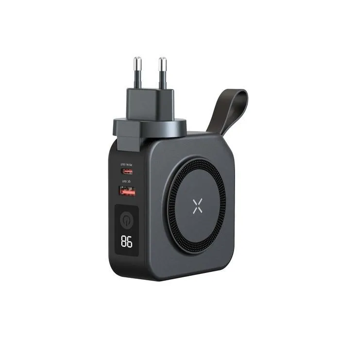 Powebank Chargeur Universel 10 En 1 10000mah Avec Affichage Led Noir Tiger