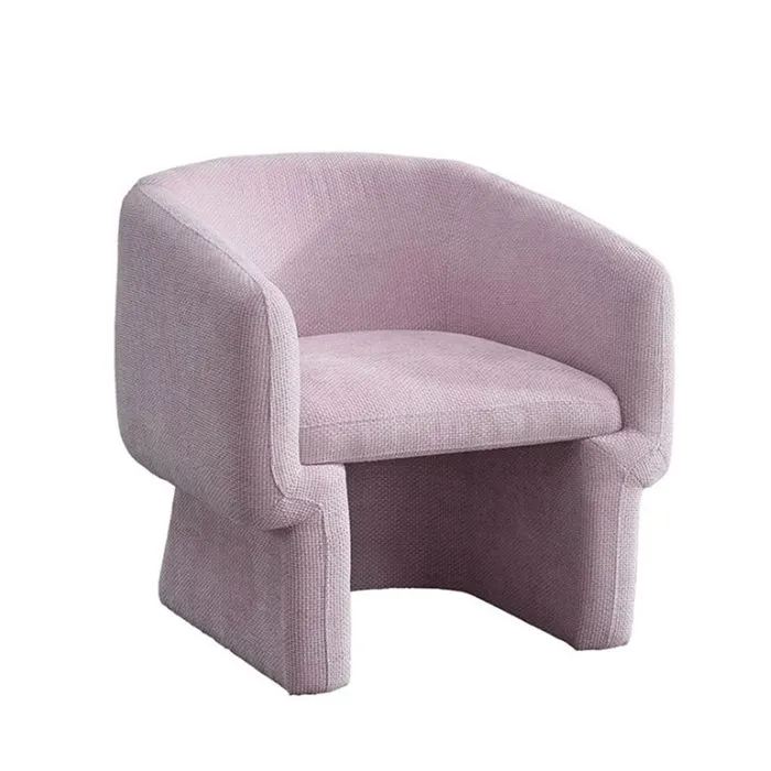 Kayli - Fauteuil Cabriolet En Tissu Rose