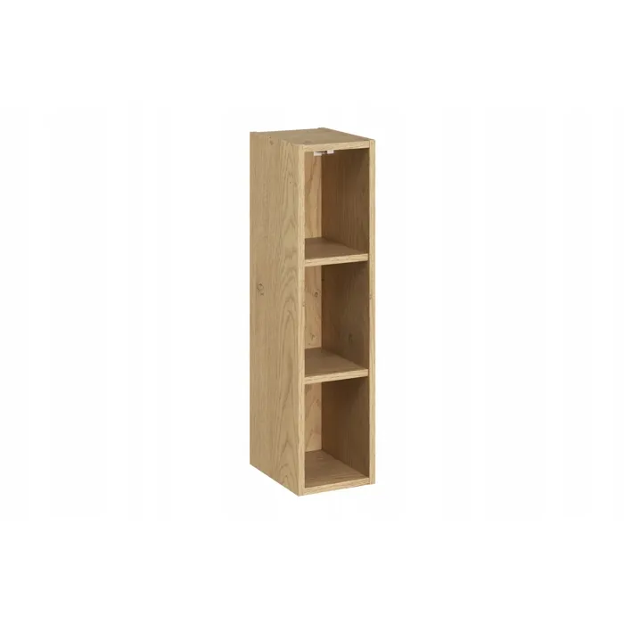 Colonne murale ouverte pour salle de bains DALIA chêne cremona 20 x 80 cm