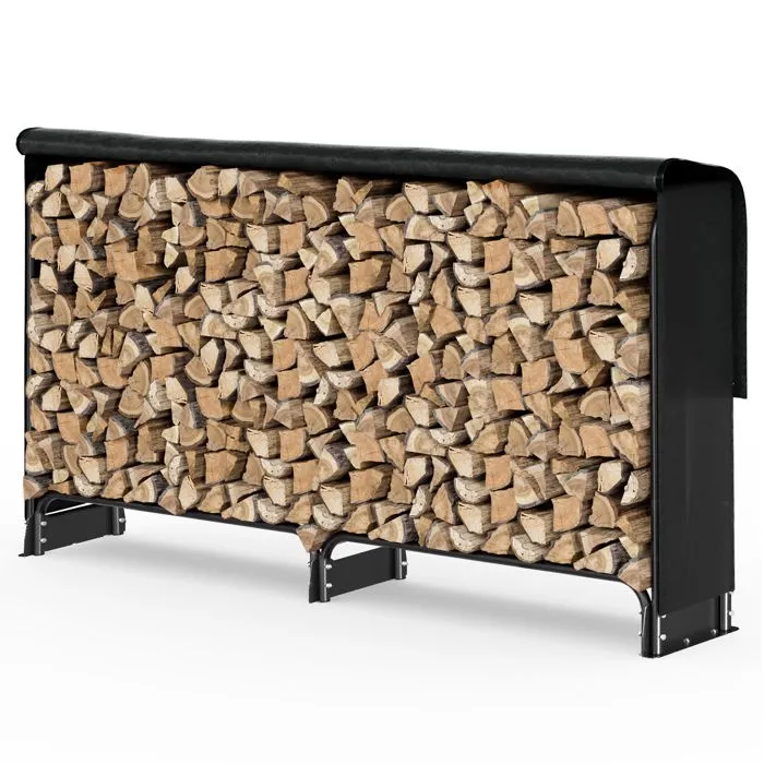 Serre buche 2m avec housse de protection noir VOUNOT