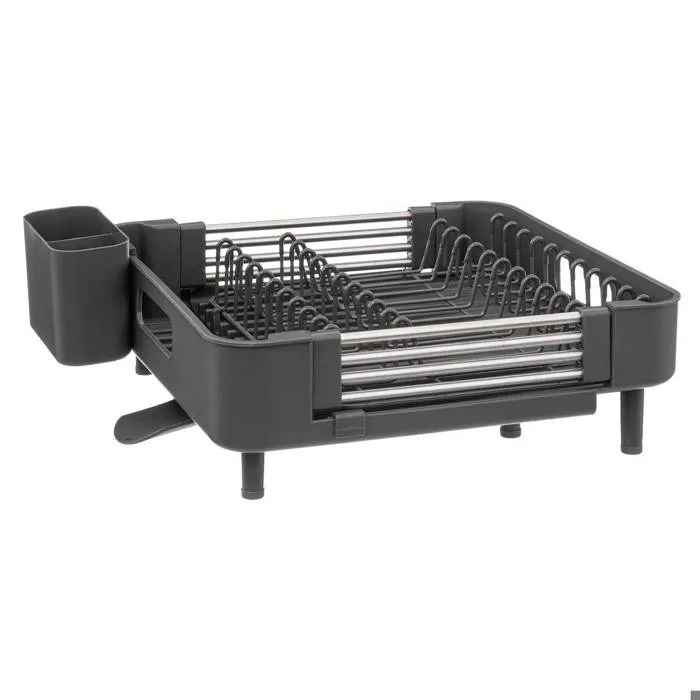 Égouttoir Extensible 12 Assiettes "etira" Gris - 5five