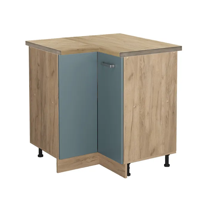 Vicco Meuble dangle Bleu-gris/Chêne doré 75.6cm plan de travail Chêne doré