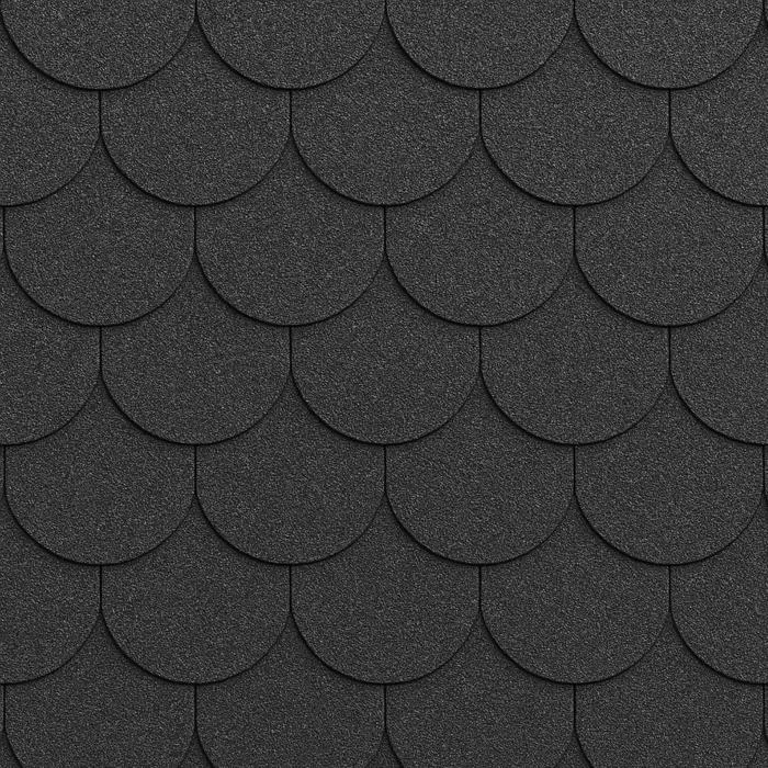 Bardeaux bitumineux Beaver, couleur noir - bitume toiture 3m2 - Timbela B-BLACK