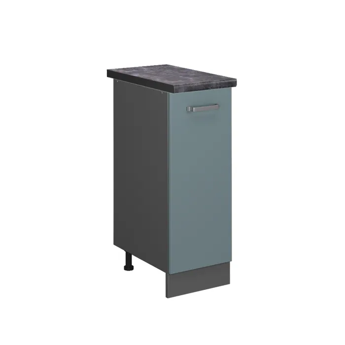Vicco Meuble de cuisine Bleu-gris 30cm, PT Anthracite