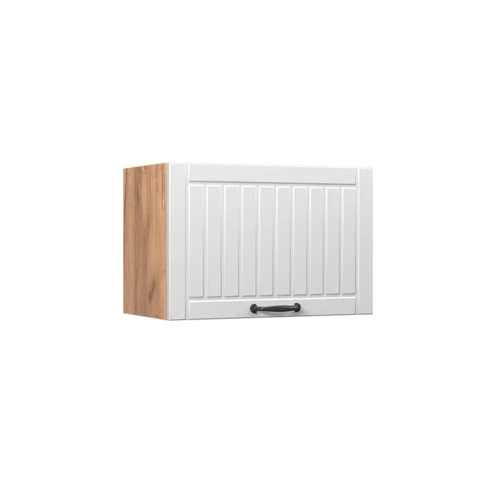 Vicco Elément haut de cuisine Blanc campagne 60cm Plat