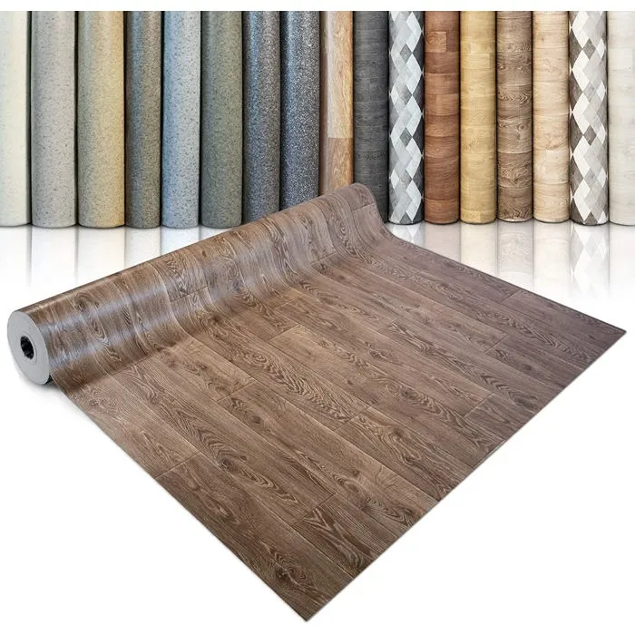 Sols vinyles en rouleau sur mesure, Design bois, pierre & carrelage, Albus 3, 200 x 250 cm