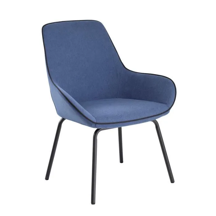 Chaise De Bureau,bleu,66x59h90 Cm