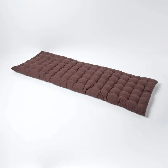 Coussin Pour Banc De Jardin 3 Places Chocolat - Homescapes