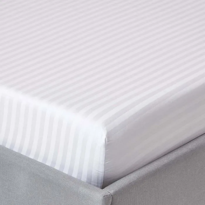 Drap-housse 120x190cm Blanc Coton Égyptien 330tc Homescapes