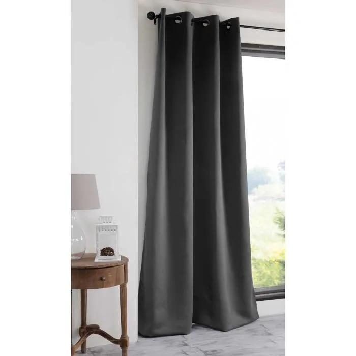 Stof Notte Rideau Occultant_135x250cm_anthracite - Stof