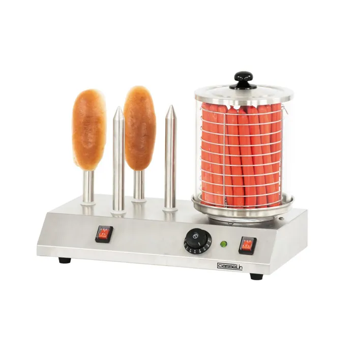 Casselin - Appareil à Hot Dog Professionnel 4 Plots