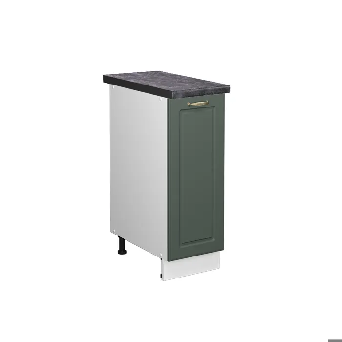 Vicco Meuble de cuisine Vert Or Campagne 30cm, PT Anthracite