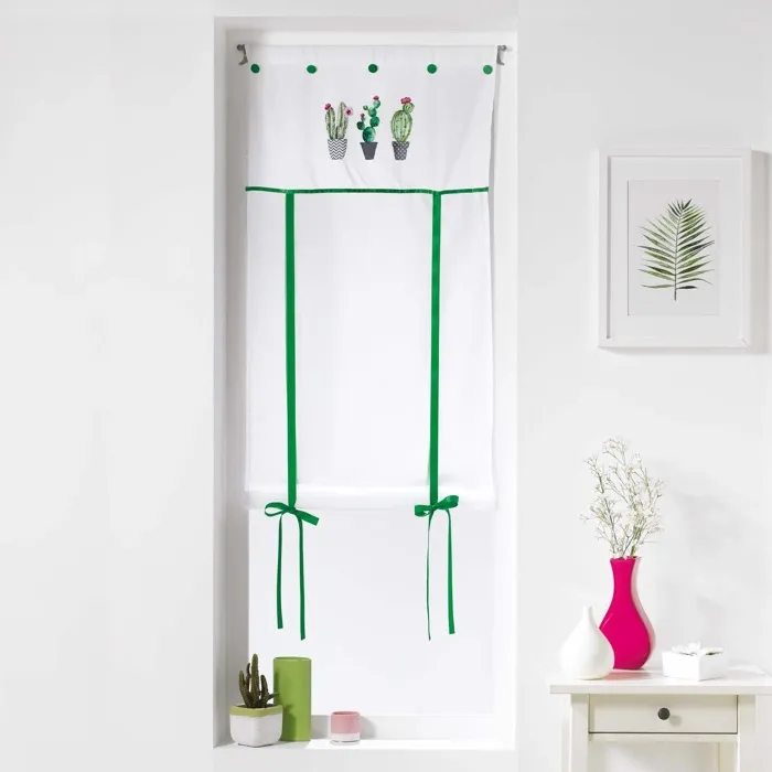 Store Voilage Tropic Cactus 60 X 150 Cm