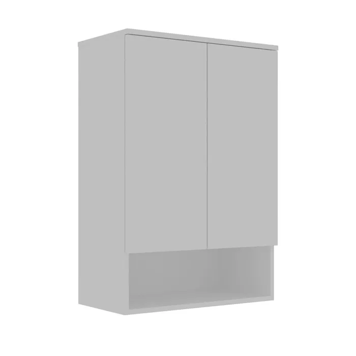 Armoire De Salle De Bain "bosco Lume 70" - 70 X 36 X 100 Cm - Matte White